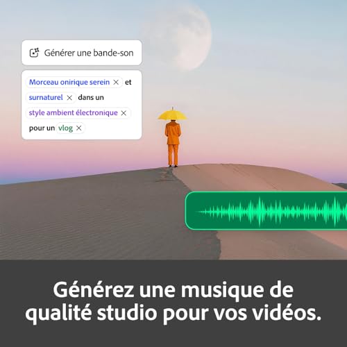 Detalle 2 de Adobe Firefly Standard incl. IA vidéo, Abonnement 12 mois — 2000 Crédits IA