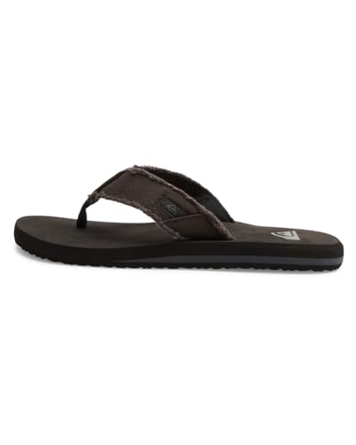 Detalle de Quiksilver Monkey Abyss: Sandalia para Hombre en Negro, 44 EU