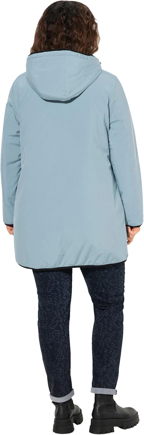 Detalle 2 de Ulla Popken Hyprar Wende-steppjacke Reflektor, veste réversible à capuche amovible - lot de 1