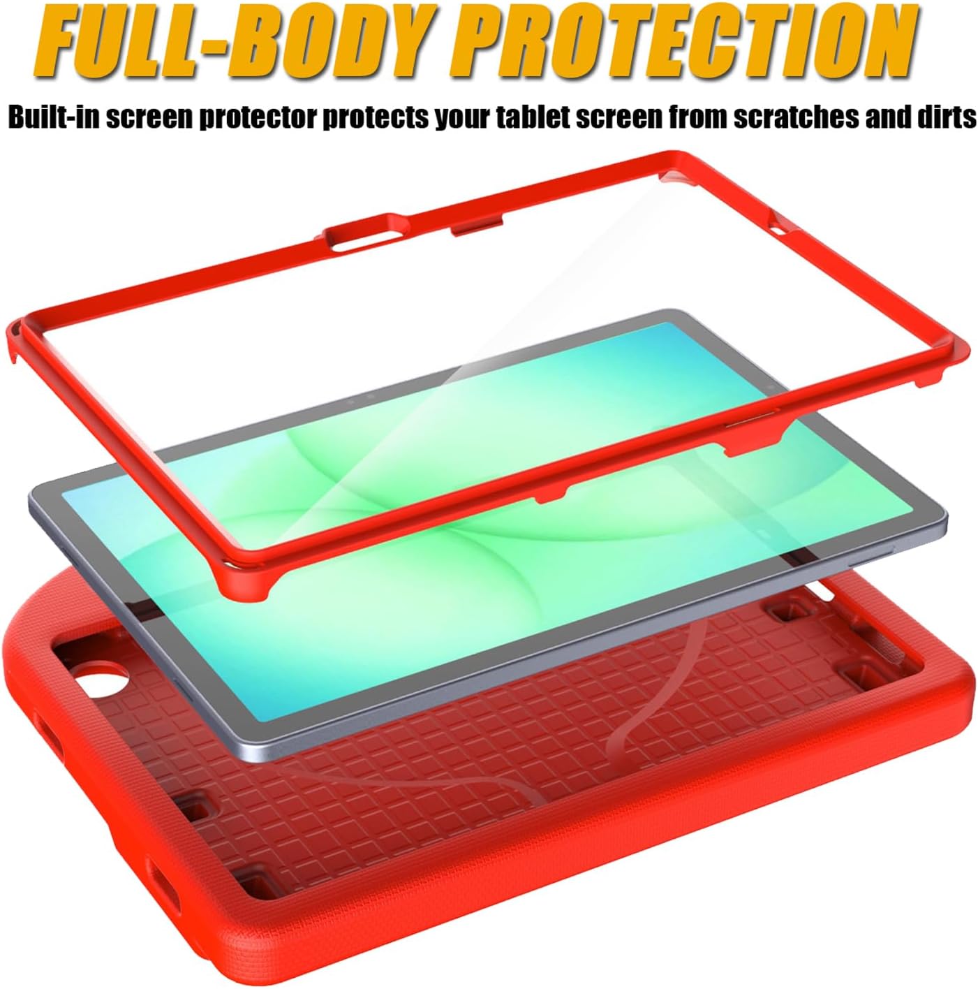Thumbnail 5 de Mansiruyi Kids Case for Samsung Galaxy Tab A11+ Plus 11in (2025) Pink