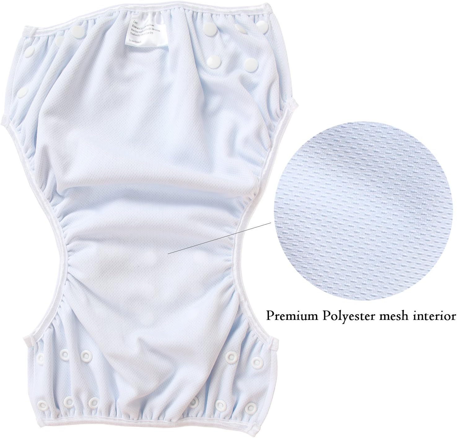 Thumbnail 2 de Teamoy 2-pack baby swimming trunks (swim nappy) with adjustable snaps