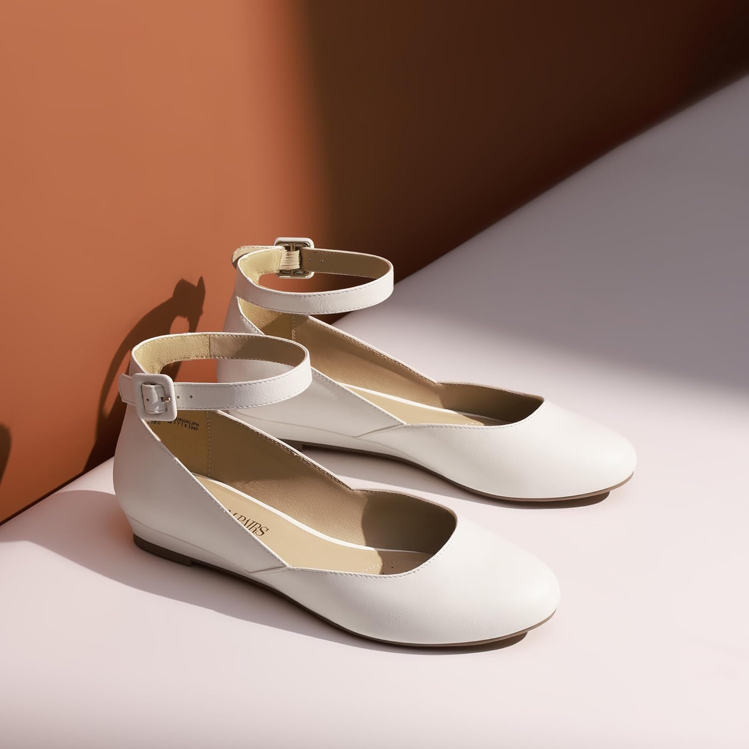 Thumbnail 4 de DREAM PAIRS REVONA-E Ballerinas für Damen mit Riemchen und runder Zehe