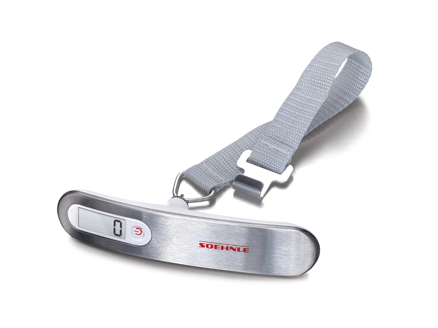 Soehnle Luggage Scale, 50 kg Capacity, LCD Display, Strap and Metal Hook
