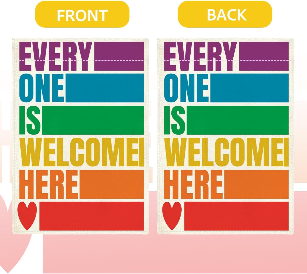 Detalle de Rainbow Pride Garden Flag, 12 x 18 Inches