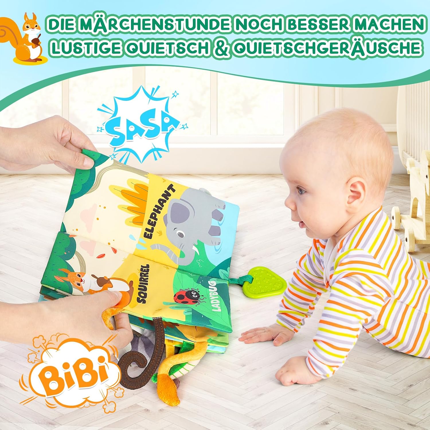 Thumbnail 5 de BBWOO Babyspielzeug 0–6 Monate sensorisch
