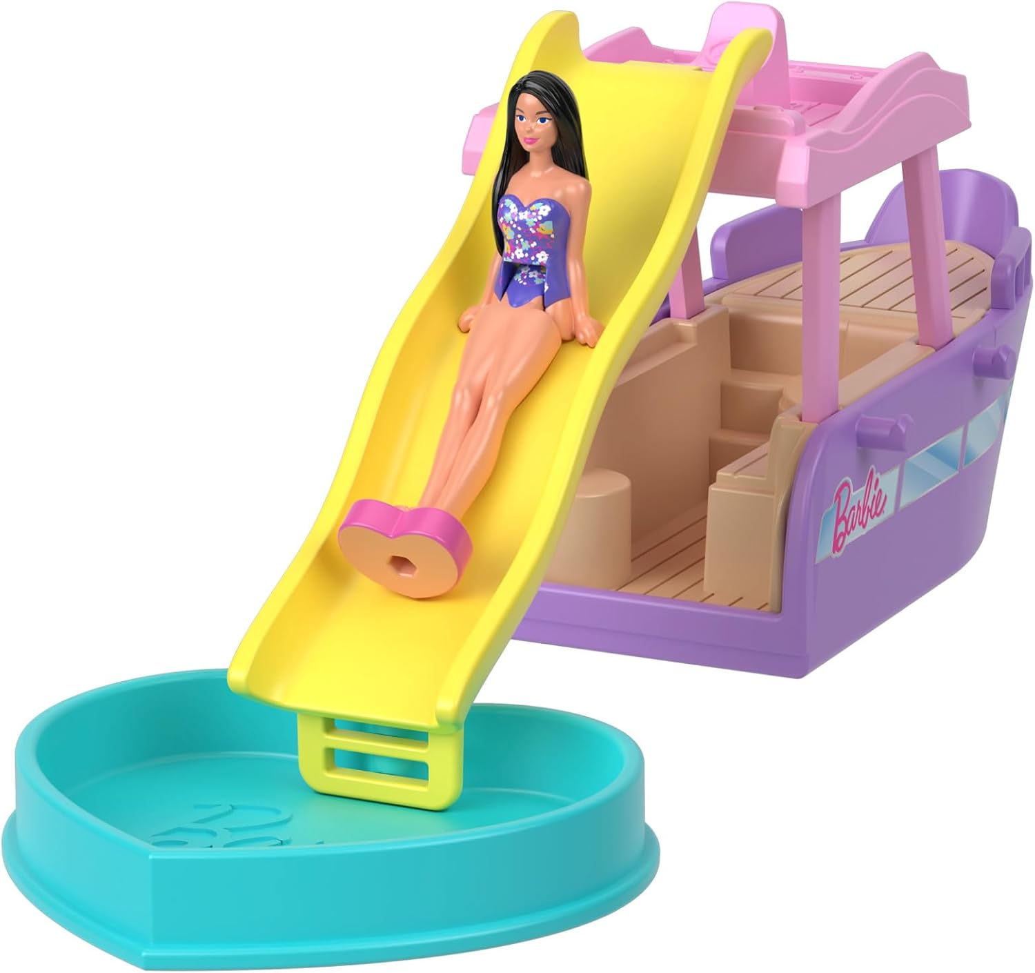 Thumbnail 6 de Barbie Maison de Rêve Mini-BarbieLand – Coffret avec 3 Véhicules et 4 Poupées