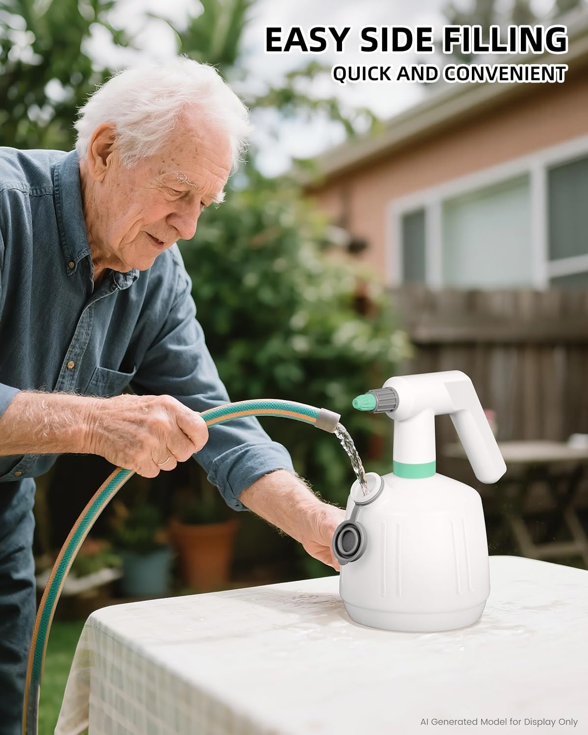 Detalle 2 de Uten JKW-PS04 Cordless Electric Sprayer, 2L Rechargeable, 338g