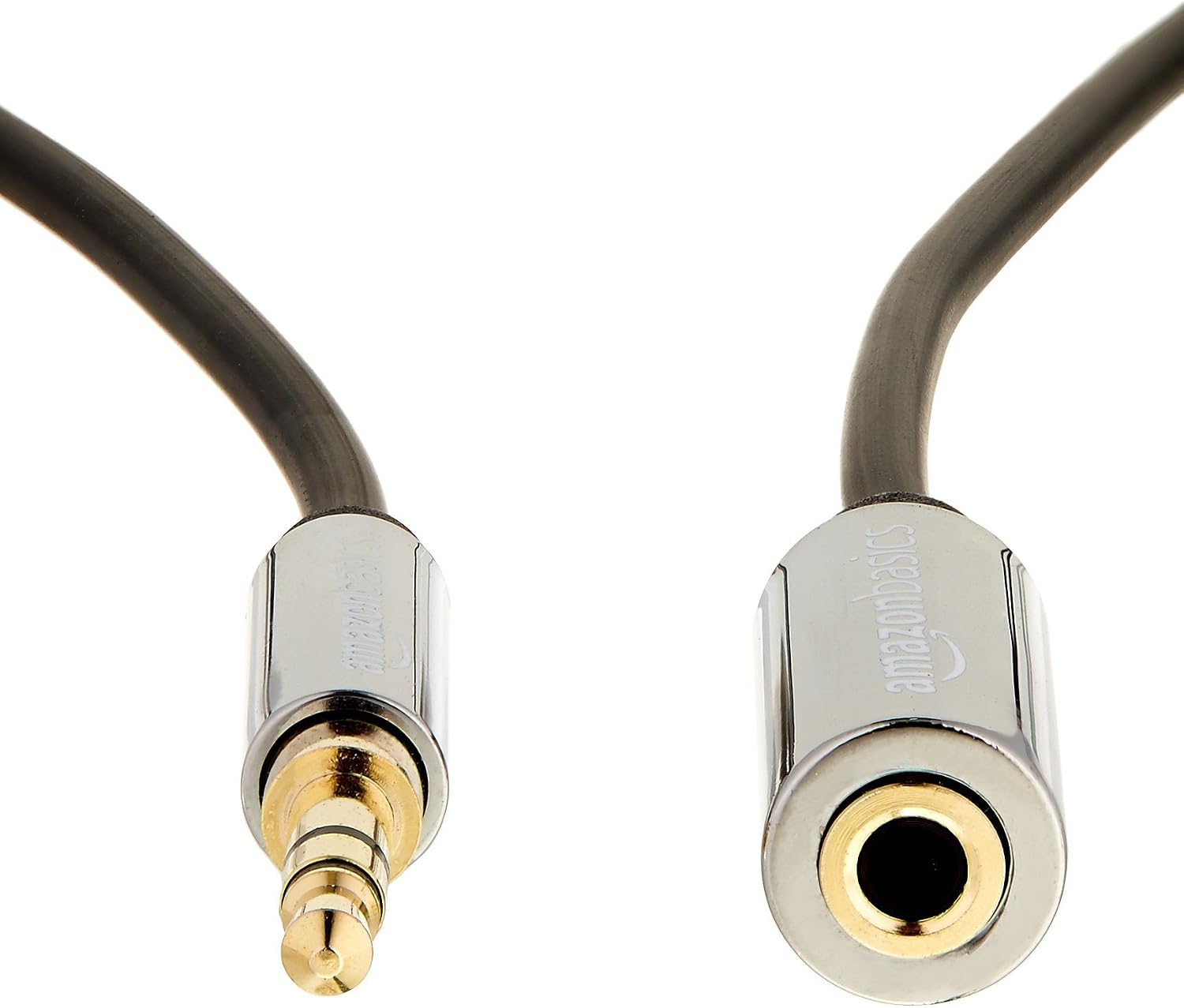 Detalle 2 de Amazonベーシック AZ35MF02 ステレオAUX延長ケーブル 3.5mm・3.7m 金メッキ