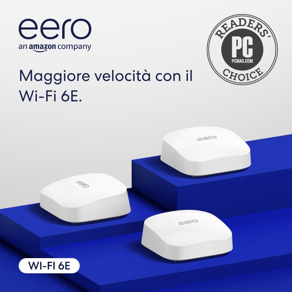 Detalle de eero Pro 6E 3-Pack mesh router 2022