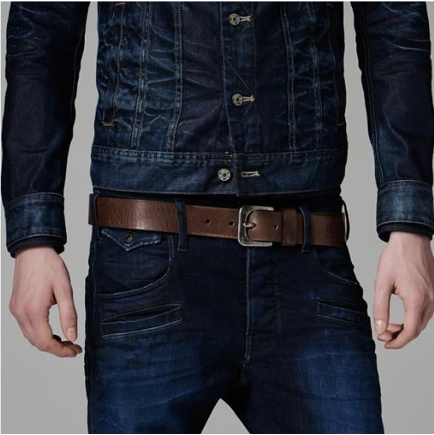 Thumbnail 4 de G-STAR Men’s Zed Belt leather belt with painted metal buckle