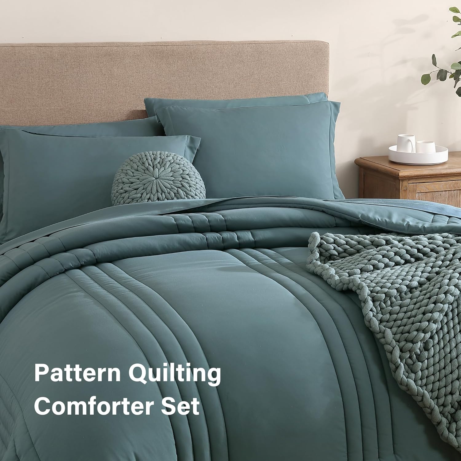 Thumbnail 2 de Monbix Full Comforter Set 7-piece