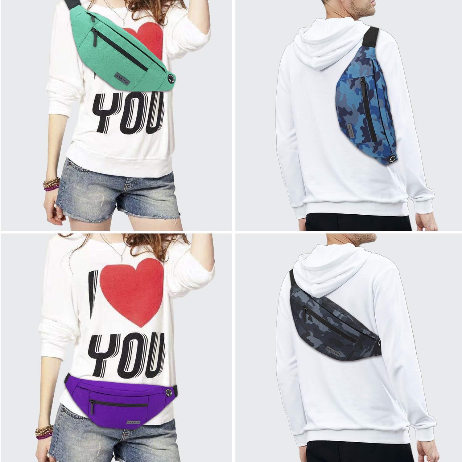 Detalle de MAXTOP Crossbody Fanny Pack in Polyester