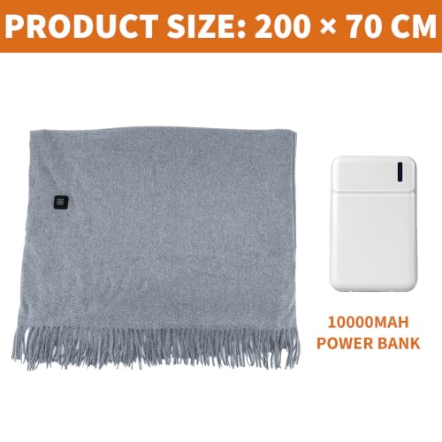 Detalle 2 de JYQOQH USB Heated Blanket with Zipper, 200 x 70cm, 8 Heating Zones