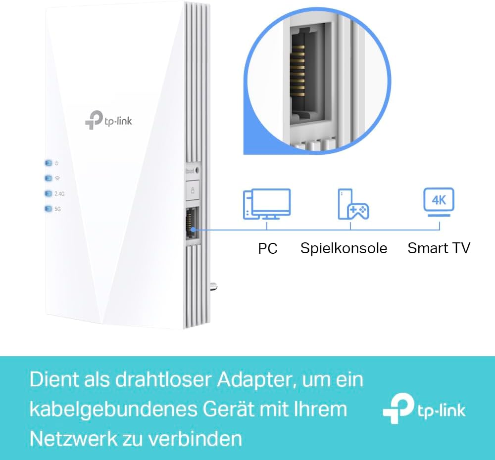 Thumbnail 5 de TP-Link RE500X AX1500 WLAN Verstärker 📶
