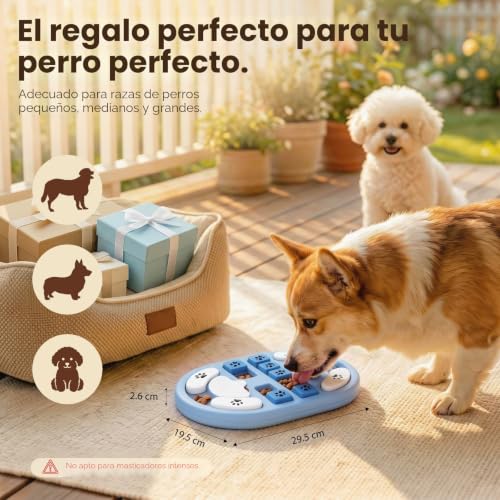 Thumbnail 4 de Blanlody Juguete Interactivo para Perro: estimula la inteligencia y el ritmo de comida