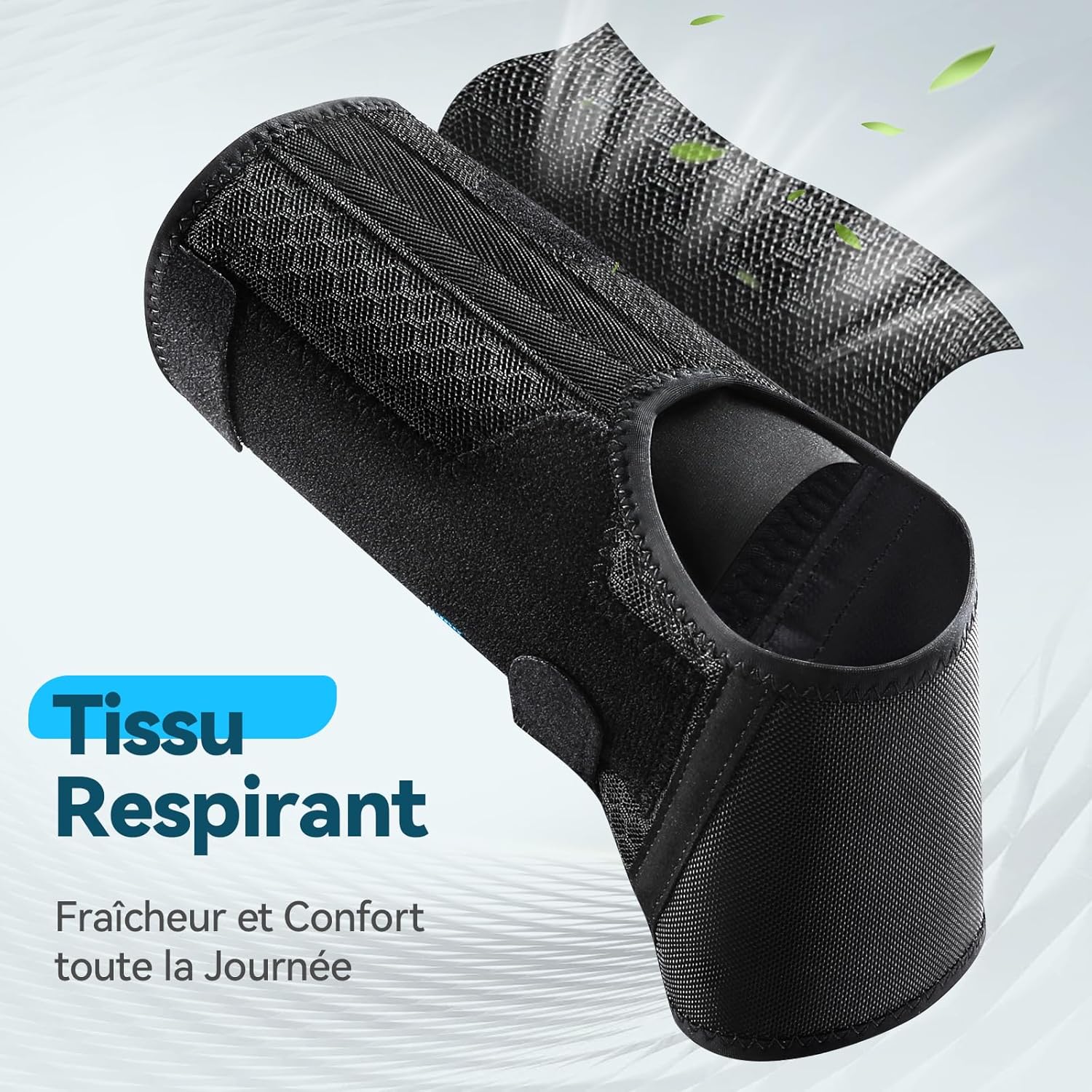 Thumbnail 3 de AGPTEK chevillère de maintien pour entorse avec attelles amovibles, réglable (G/D) unisexe