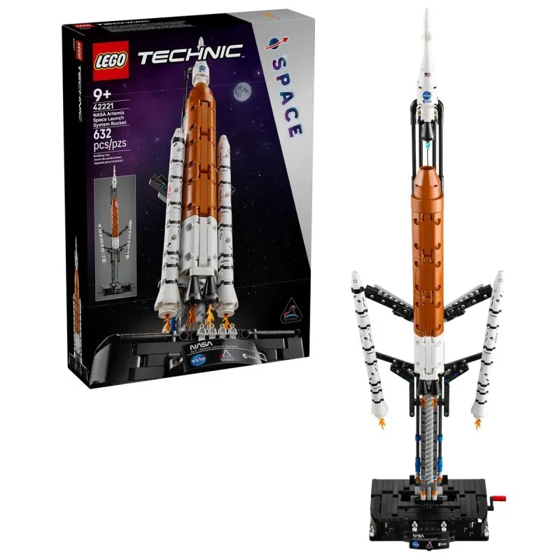 LEGO Technic Cohete Sistema de Lanzamiento Espacial Artemis 42221 (632 piezas)
