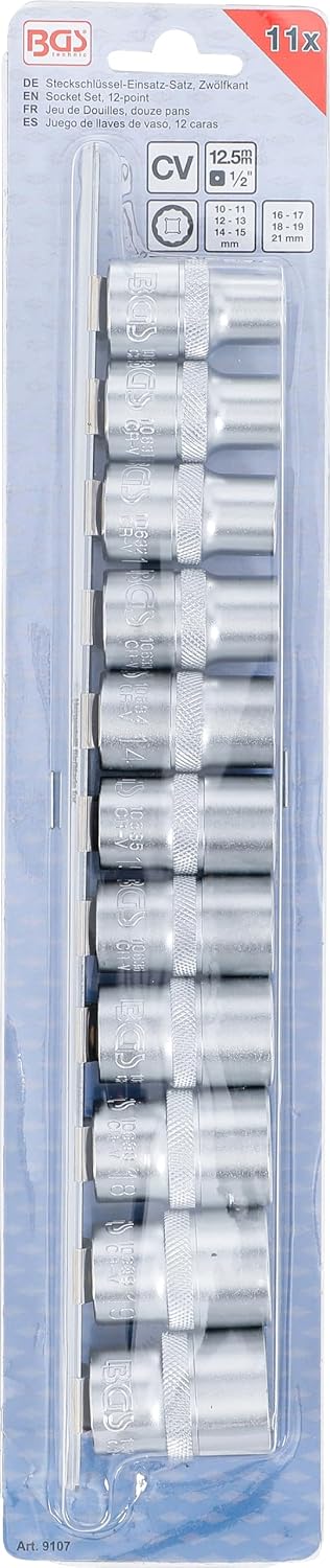Thumbnail 3 de BGS 9107 — Jeu de douilles douze pans 12,5 mm (1/2''), 10–21 mm, 11 pièces