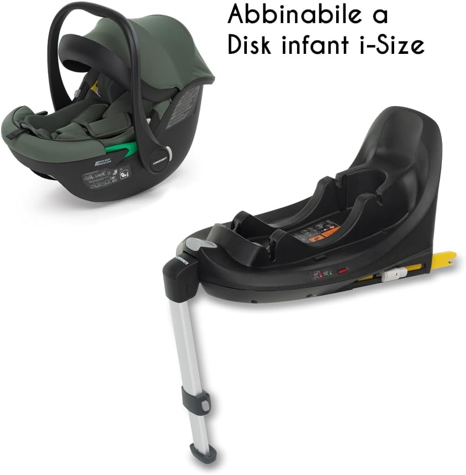 Detalle 2 de Foppapedretti Base Tech i-Size, Black – base fissaggio rapido per seggiolino auto compatibile Isofix