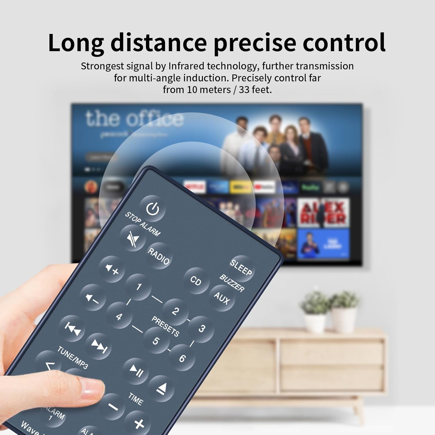 Detalle 2 de TCNOUMT Replacement Remote for Bose Wave Radio IV (737251-1710)