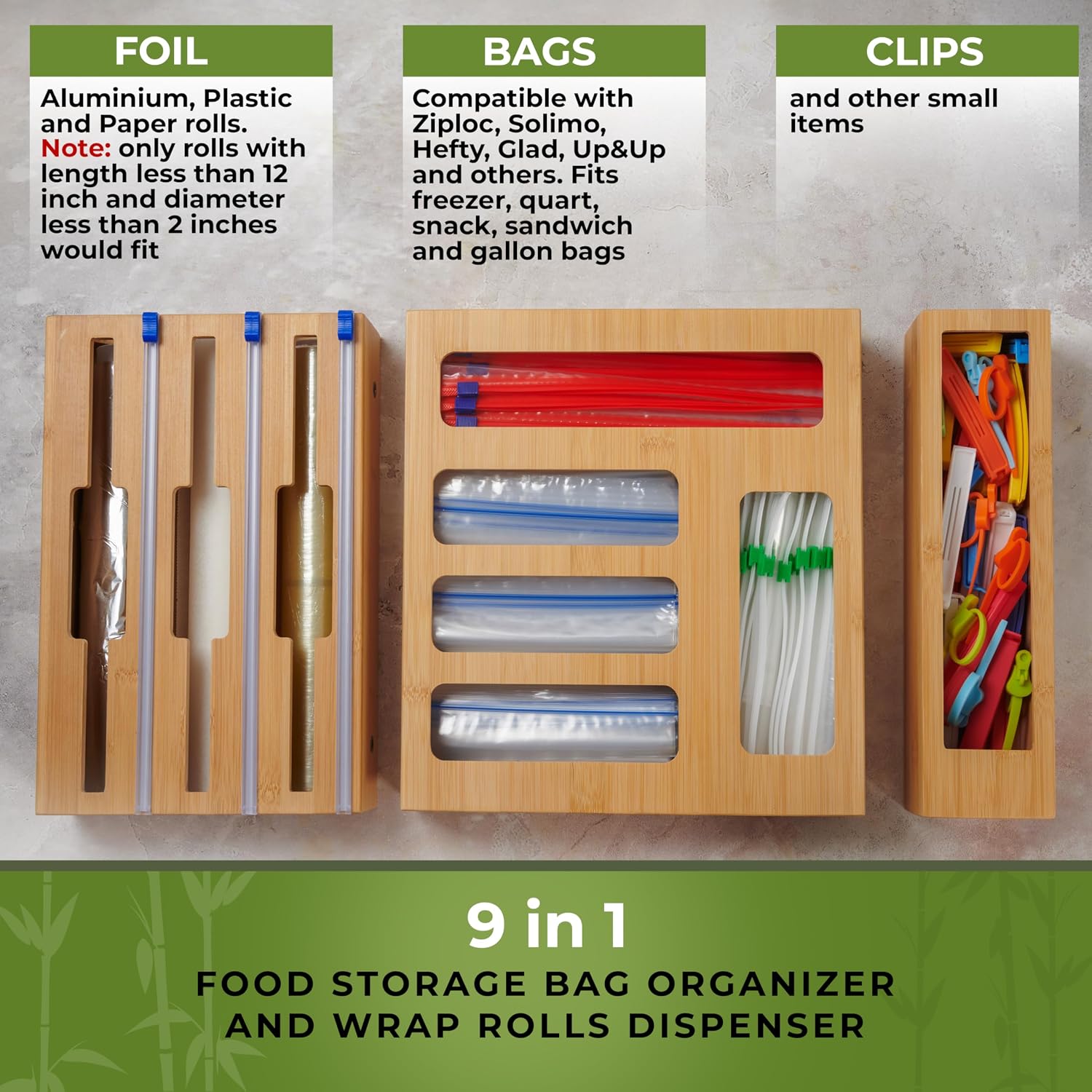 Detalle 2 de Kitchen Drawer Organizer 9‑in‑1