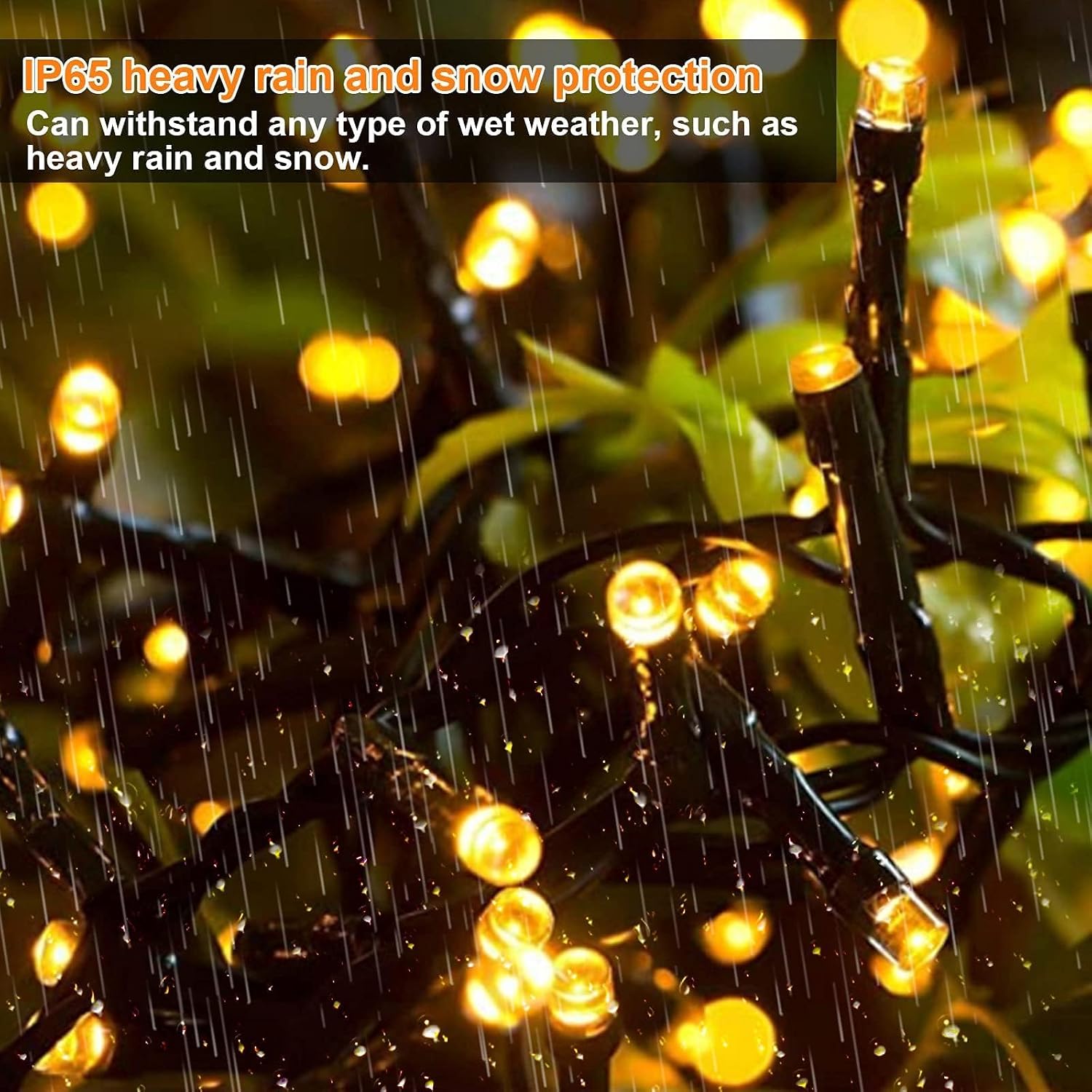 Thumbnail 3 de HAILI XMGQ HL300E 339 ft LED Christmas String Lights, 1,000 Warm White LEDs