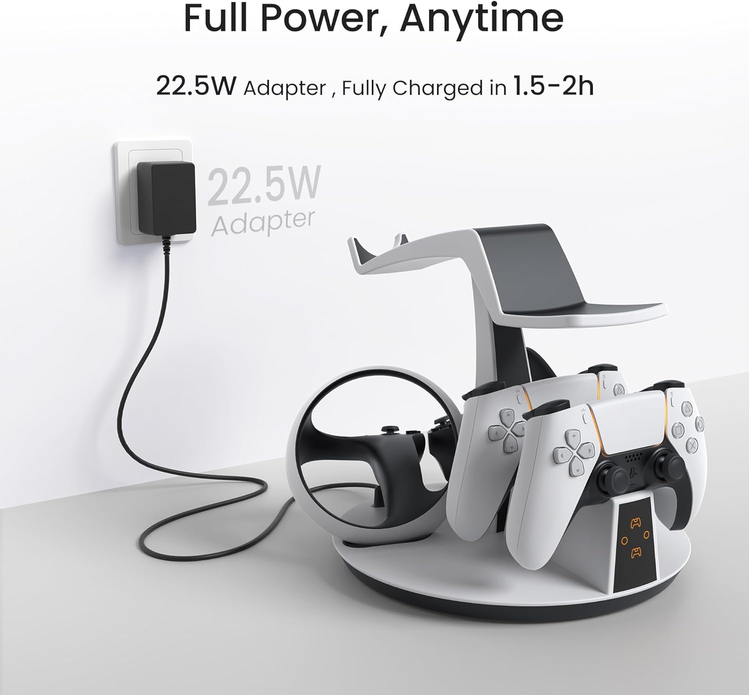 Detalle 2 de KIWI design D2 22.5W 3-in-1 Controller Charger