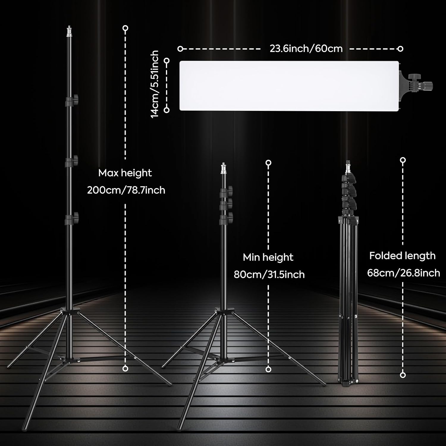 Thumbnail 5 de SEDGEWIN 2 Pack Full Screen LED Video Light 2500–7500K 🎥