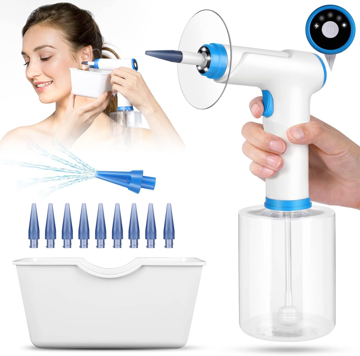KAUGIC Ohrreiniger 500ml 2000mAh 🔌