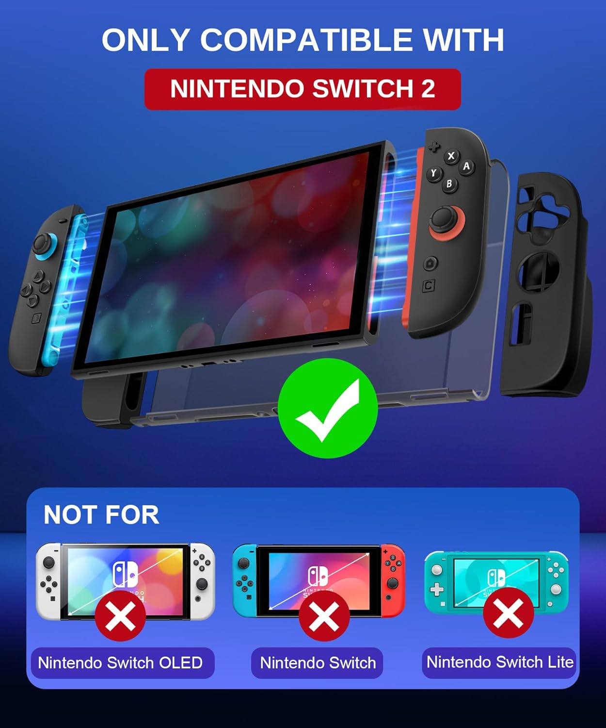 Thumbnail 6 de iVoler Custodia 5‑in‑1 per Nintendo Switch 2 (2025)