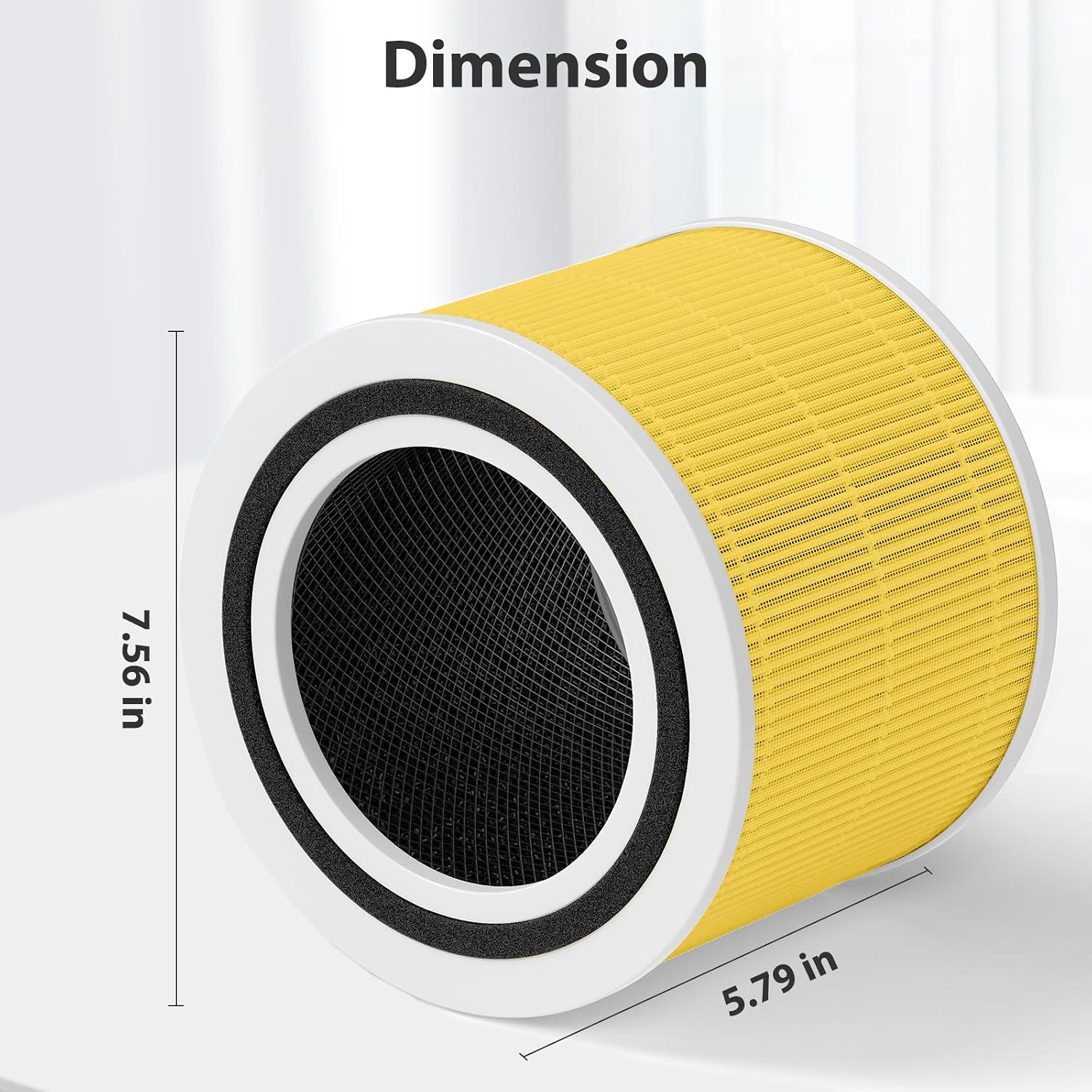 Detalle de Colorfullife Model 1 Core 300-P Compatible Air Purifier Filter, 2-Pack
