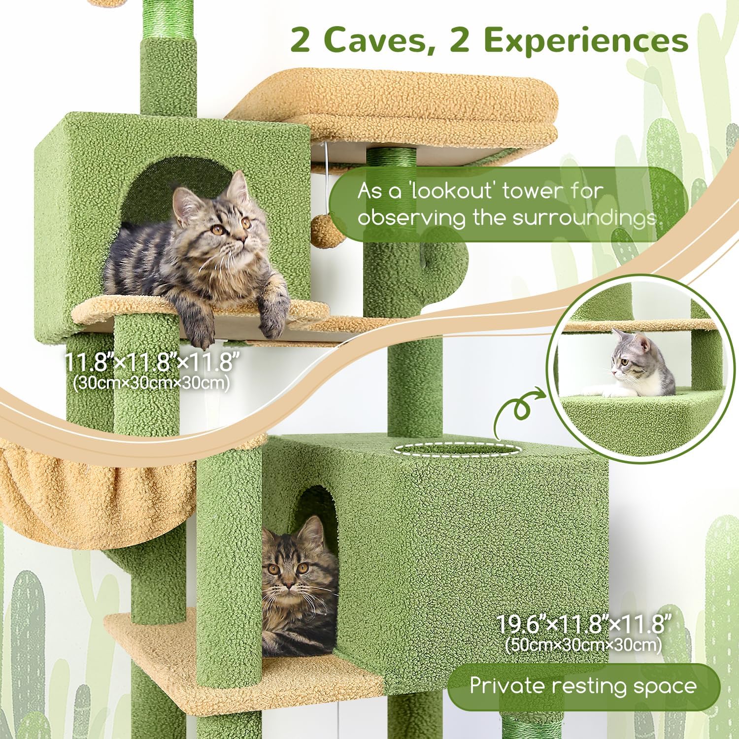 Detalle de Globlazer Cat Tree, 76-Inch