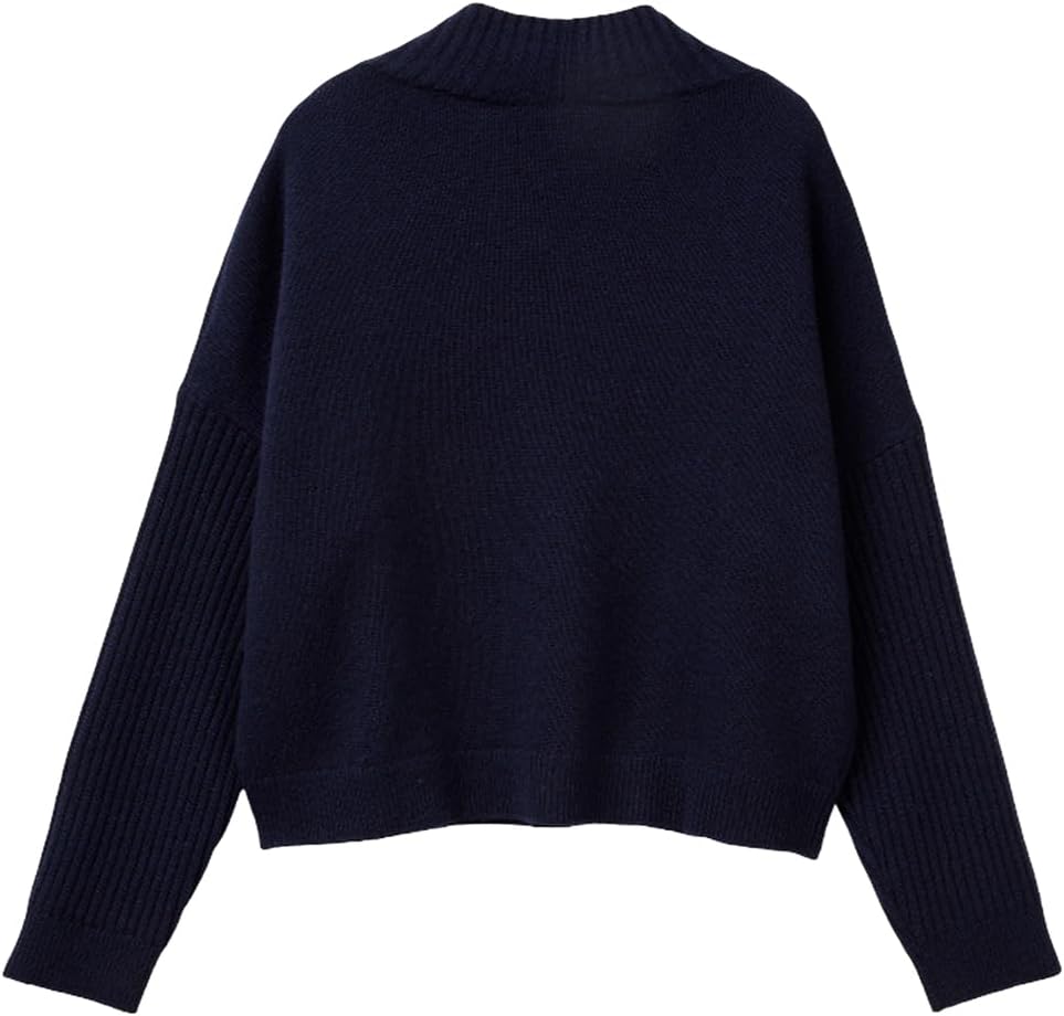 Thumbnail 3 de Benetton Damen Pullover V-Ausschnitt 1444d403h