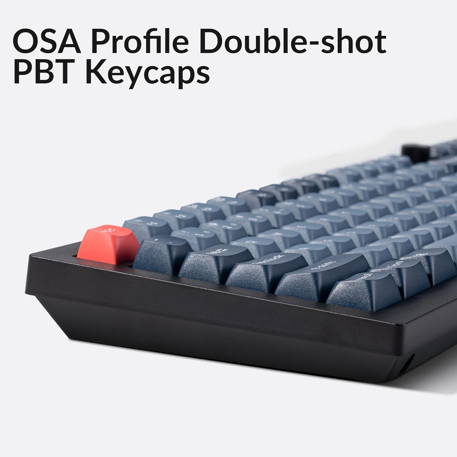 Detalle 2 de Keychron V3 Max TKL Wireless Mechanical Keyboard (UK ISO) – Hot-swappable Gateron Banana switches, QMK/VIA RGB, Black