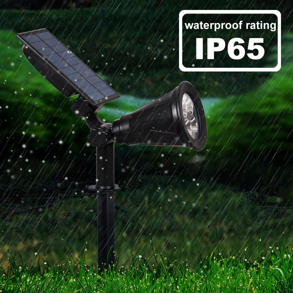 Thumbnail 3 de T-SUN LED Solar Spotlight Review: Practical Outdoor Lighting with 250LM and 180° Adjustability