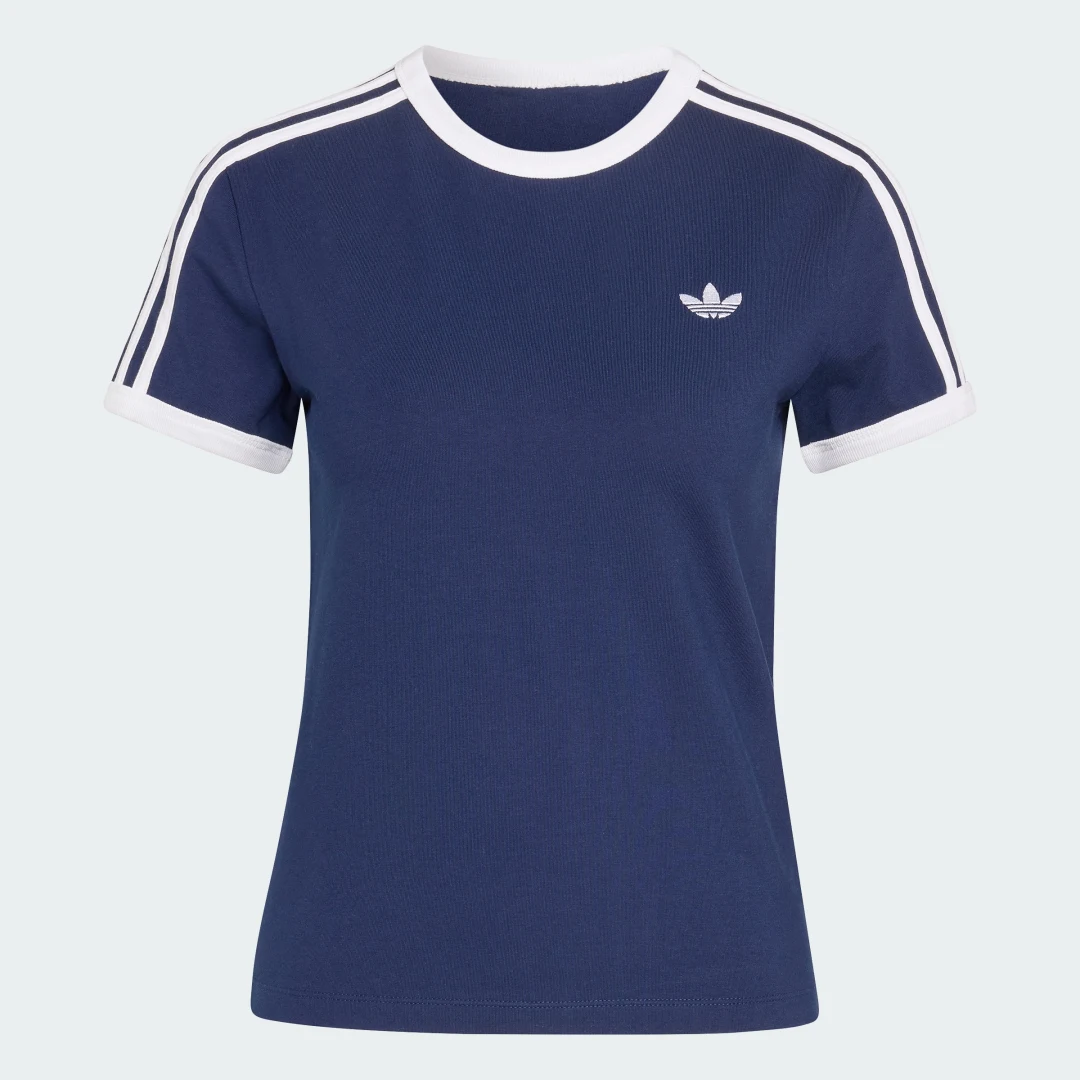 Thumbnail 3 de Camiseta entallada 3 Stripes de Adidas: ajuste cómodo y color azul en Adidas ES