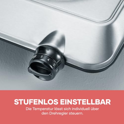 Thumbnail 8 de SEVERIN Single-Kochplatte – kompakte Edelstahl-Campingkochplatte, 1.500 W