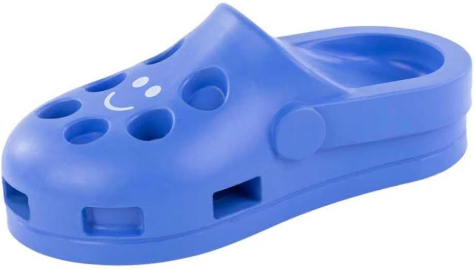 Thumbnail 6 de Fuzzl Clog Treat Toy for Dogs – natural rubber interactive enrichment feeder (blue)