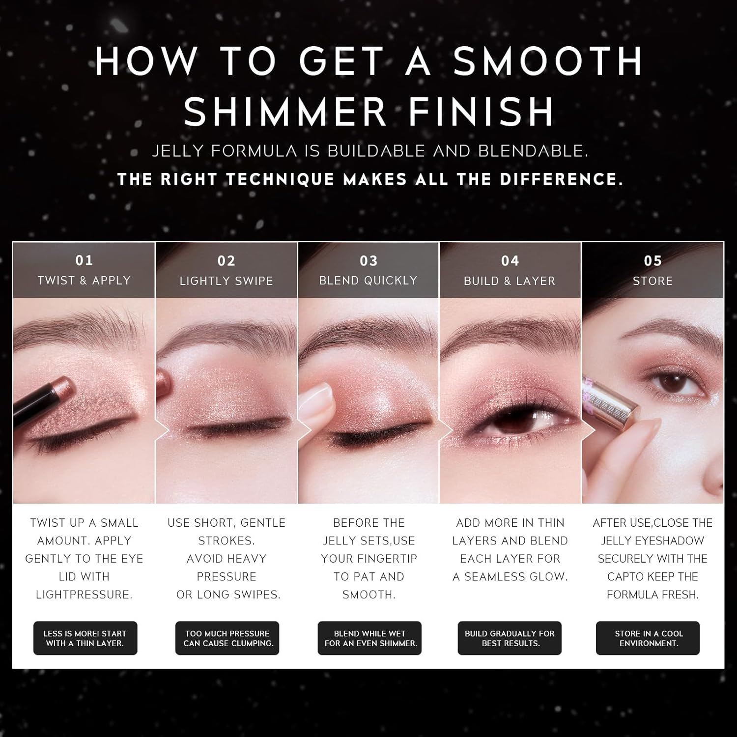 Thumbnail 6 de TIMEPHORIA Illumina Jelly Gel Eyeshadow Stick 010 Amethyst