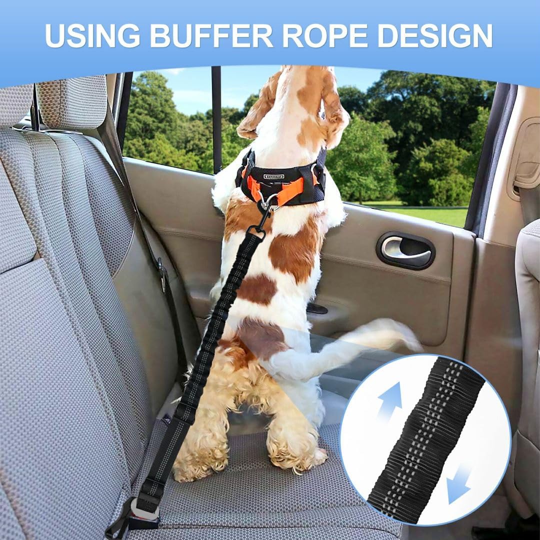 Detalle 1 de Redamancy Dog Seat Belt 56-70cm for Cars