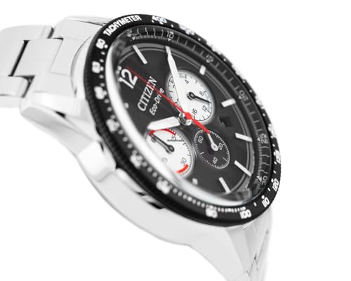 Detalle 2 de Citizen Eco-Drive CA4714-55E: cronógrafo de automovilismo con taquímetro y reserva de energía