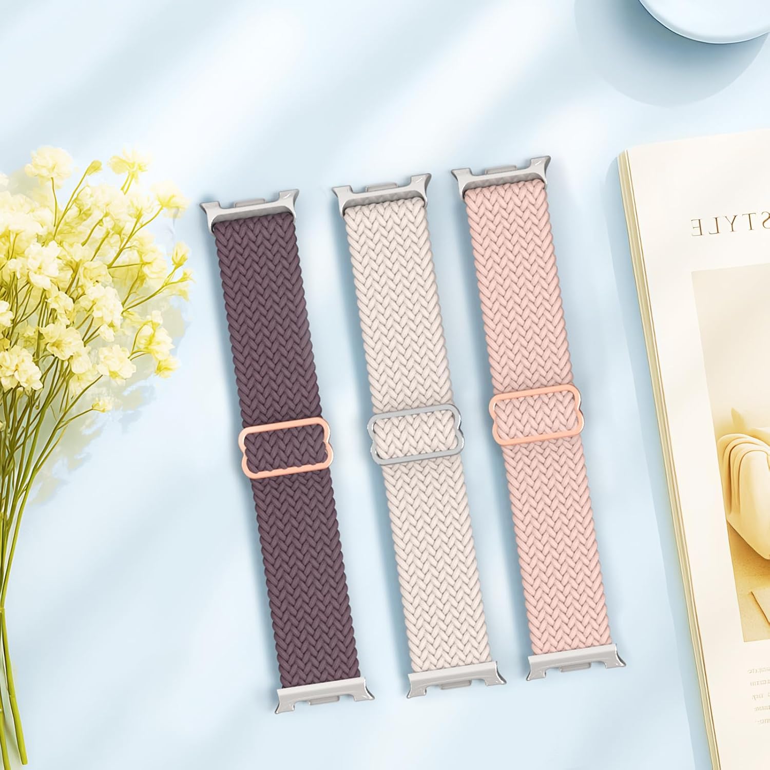 Thumbnail 4 de Stretchy nylon Galaxy Watch straps