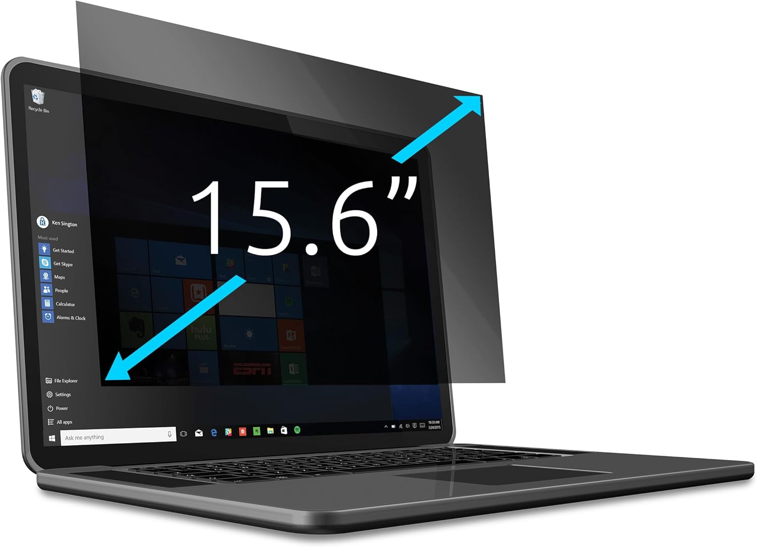 Kensington 628334 : filtre de confidentialité pour écran PC 15,6" (16:9)