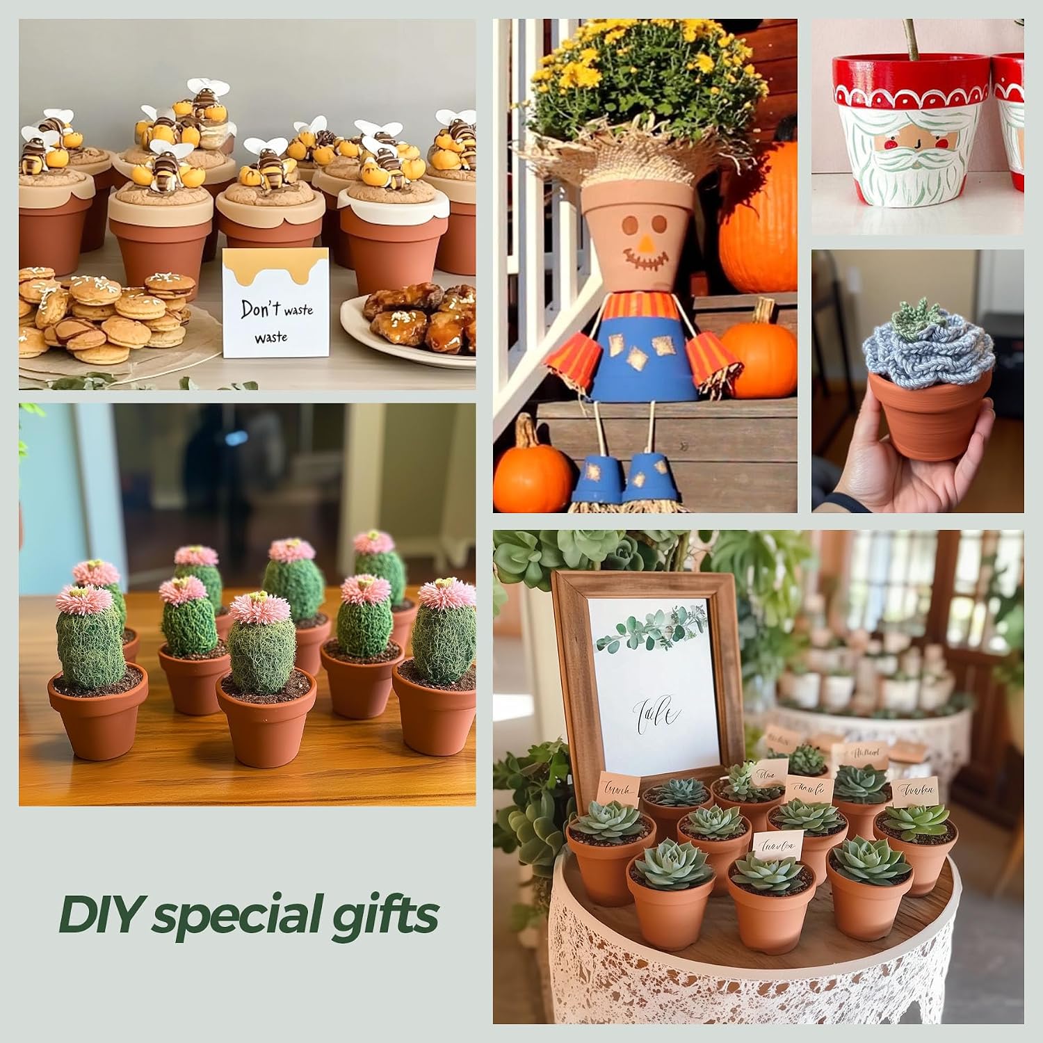 Thumbnail 6 de T4U 8cm Mini Terracotta Pots 12 Pack
