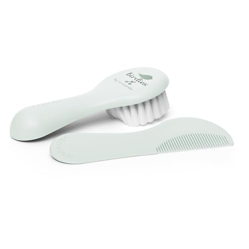 Suavinex Cepillo y Peine para Bebés – Ideal Recién Nacidos (Verde)