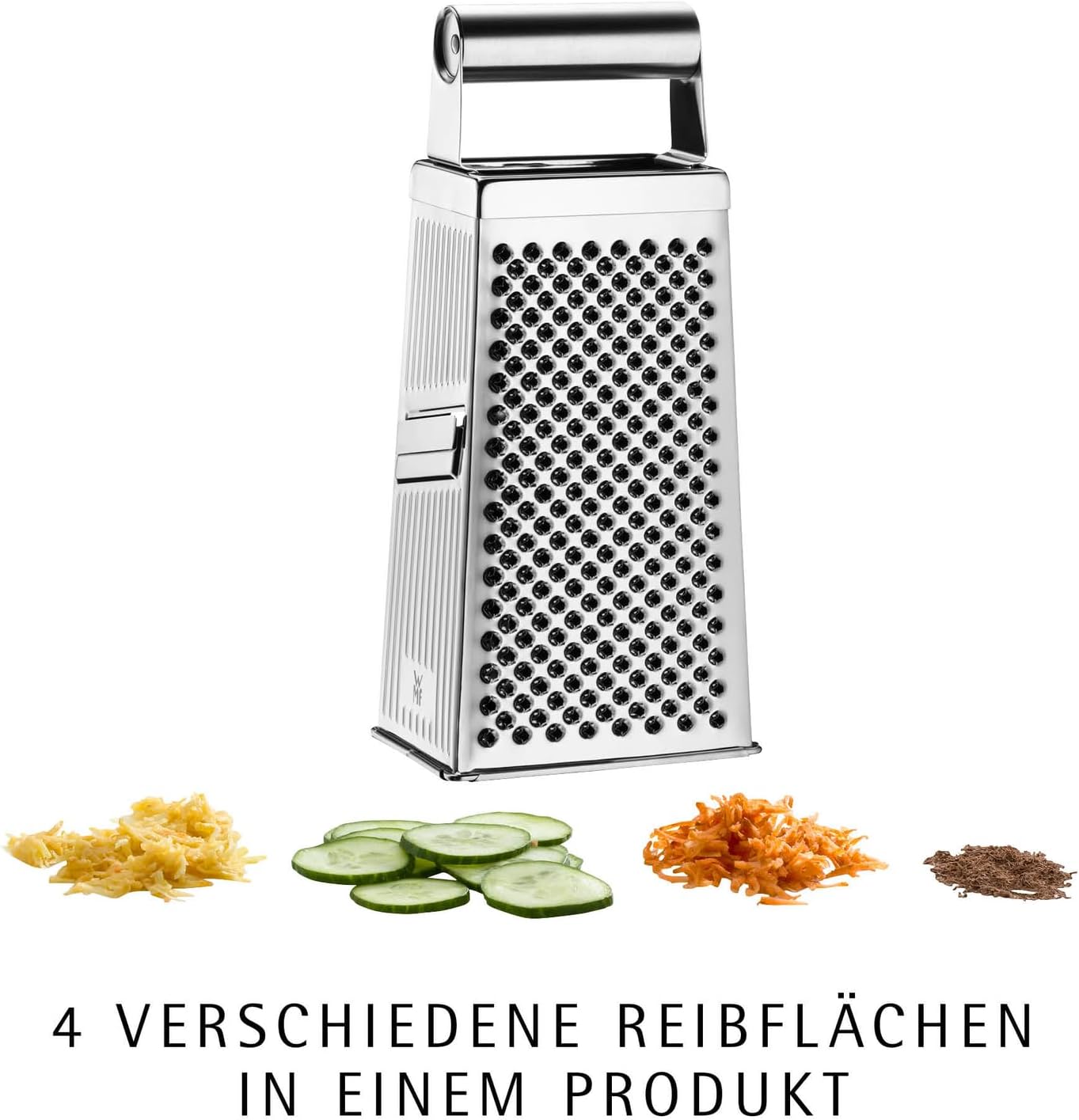 Thumbnail 4 de WMF Gourmet Vierkantreibe (8 x 24 cm) aus Edelstahl mit 4 Reibeflächen – ideal für Kartoffeln, Gemüse & mehr