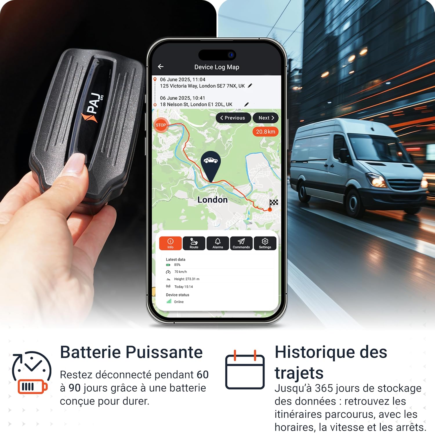 Thumbnail 2 de PAJ GPS Power Finder 4G – Traceur GPS Magnétique à longue autonomie