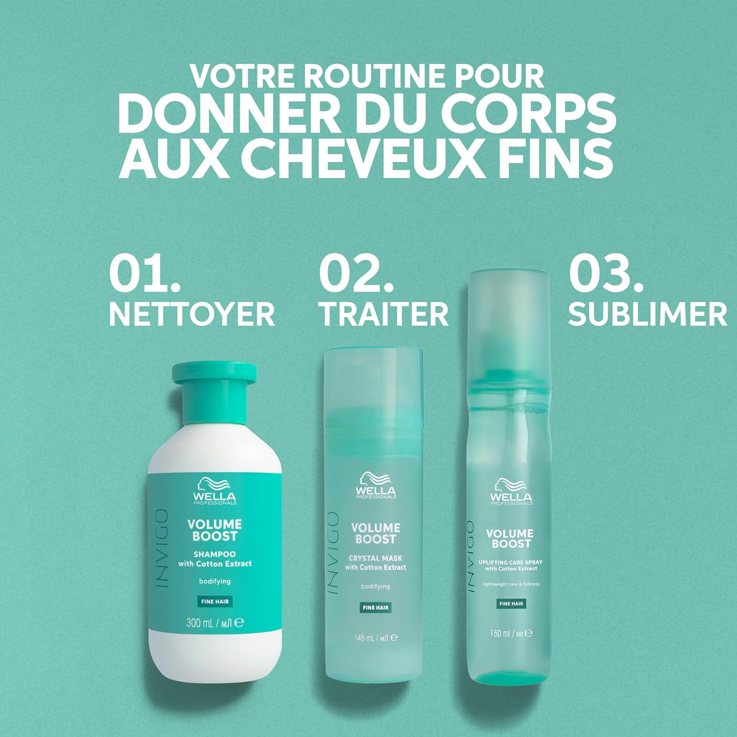 Thumbnail 4 de Wella Professionals INVIGO VOLUME BOOST – Shampoing volumateur pour cheveux fins