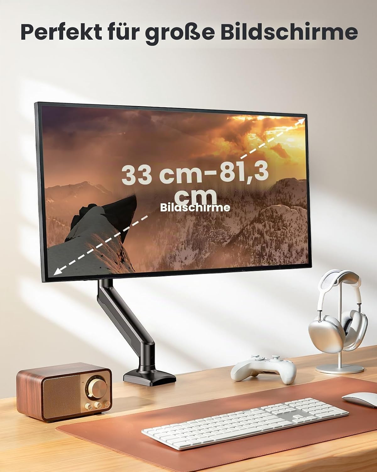 Detalle de ErGear Monitorhalterung 13–34 Zoll mit 10 kg Tragfähigkeit