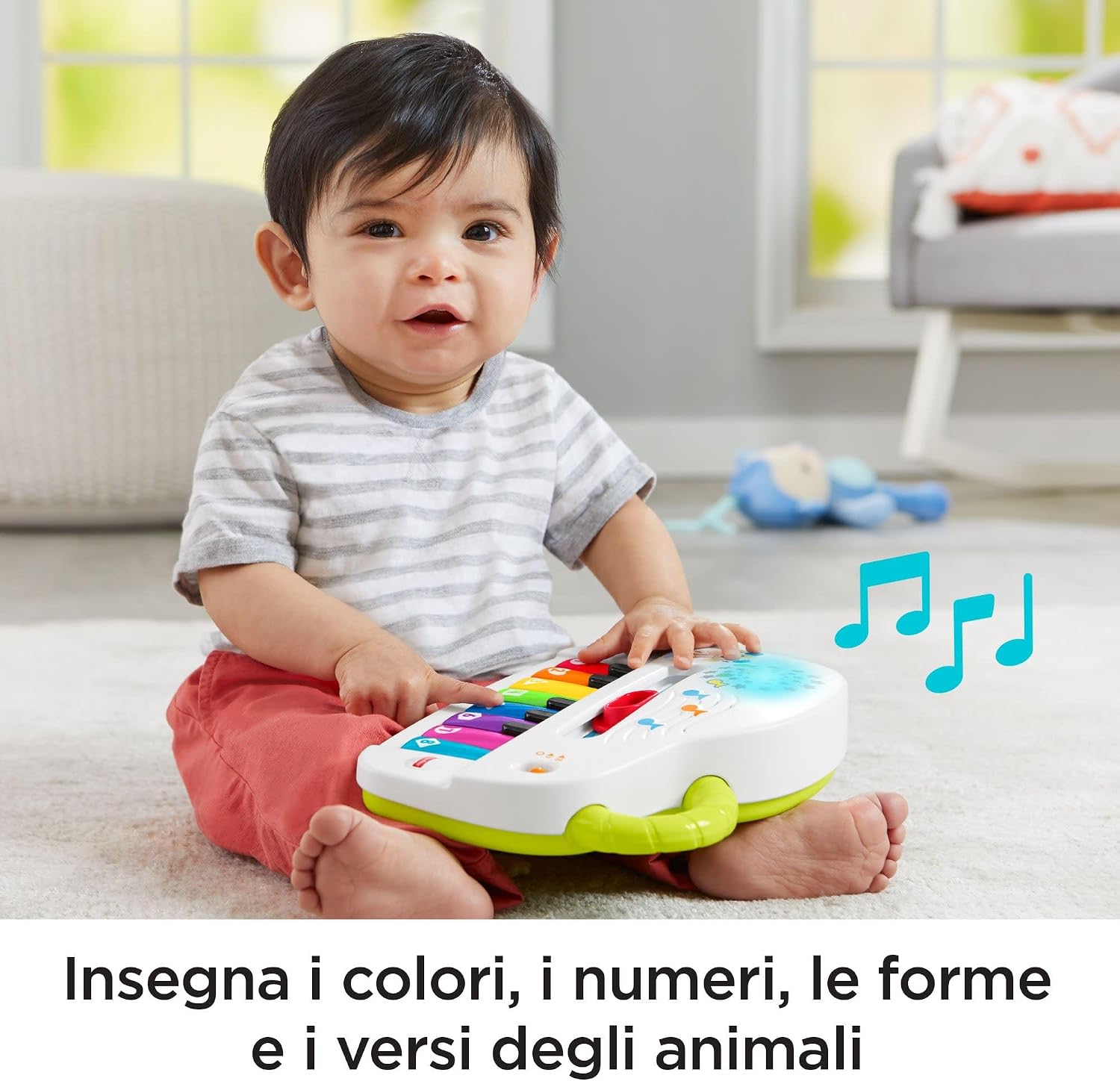 Detalle 1 de Fisher-Price Pianoforte Cagnolino 6 mesi 🎹